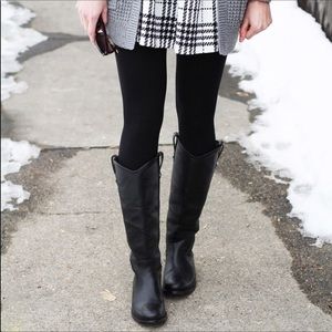 AUTHENTIC Frye Melissa Button Black riding boots